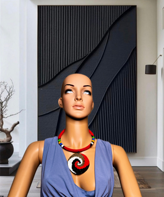 Spiral Essence on V neck outfit